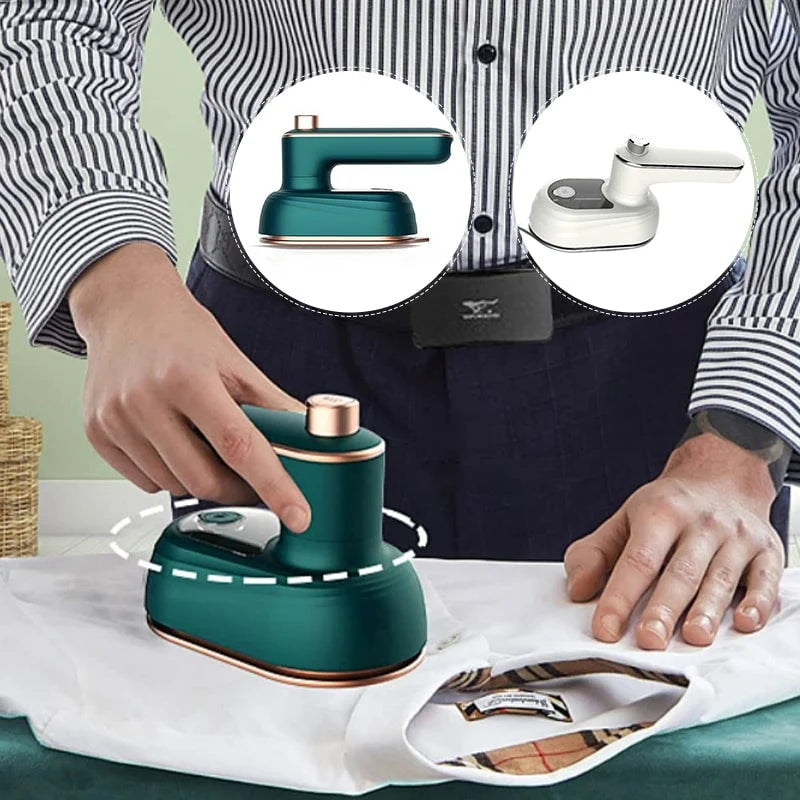 Steam Iron Portable Dry & Wet Titanium Base