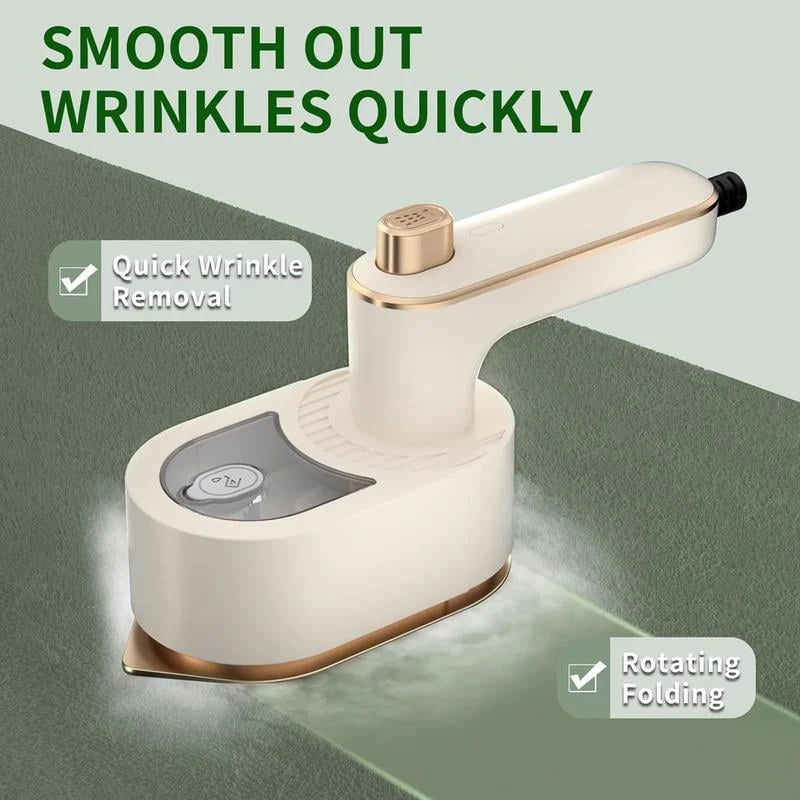 Steam Iron Portable Dry & Wet Titanium Base