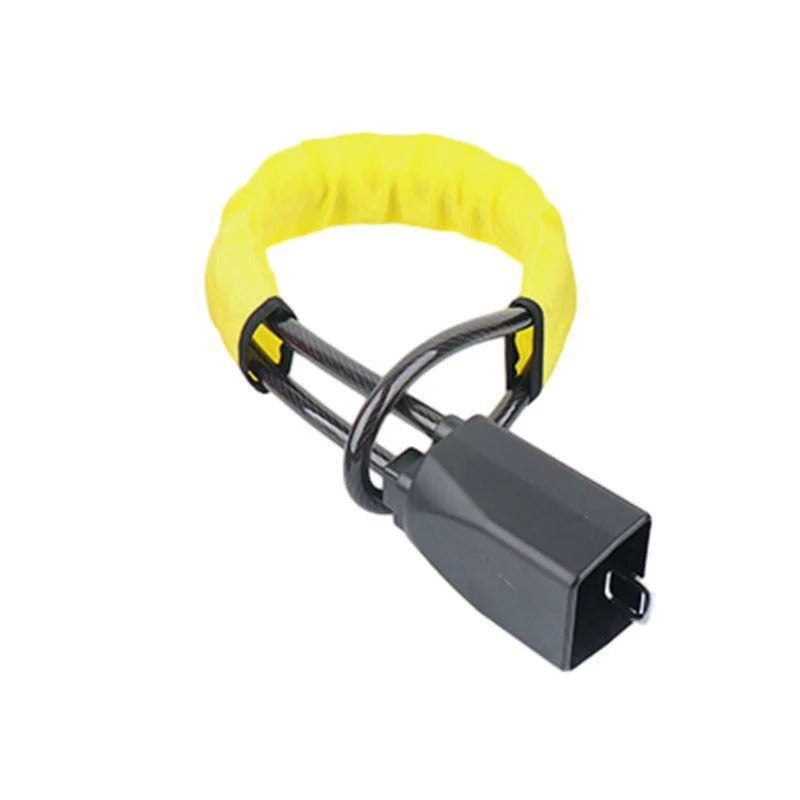 Steering Wheel Lock Braided Steel Seatbelt Anchor Design