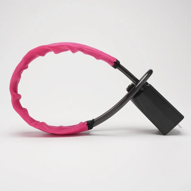 Steering Wheel Lock Braided Steel Seatbelt Anchor Design