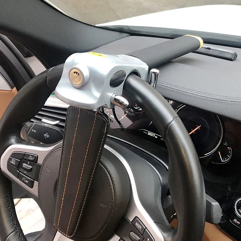 Steering Wheel Lock Heavy-Duty Three-Directional