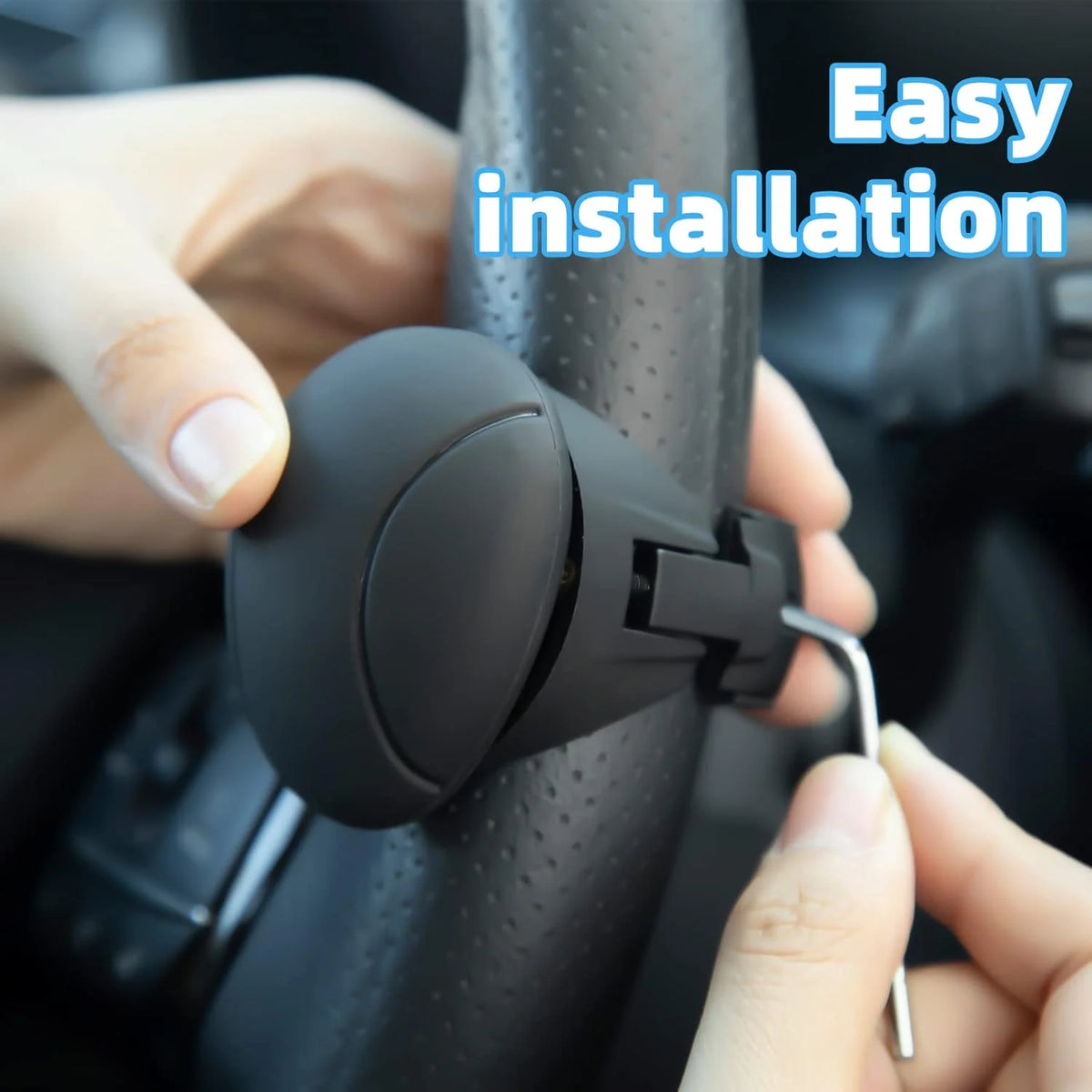 Steering Wheel Spinner Knob Ergonomic Grip 360° Rotation