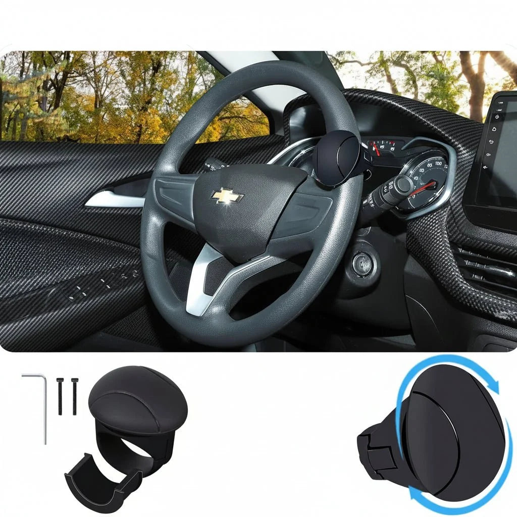 Steering Wheel Spinner Knob Ergonomic Grip 360° Rotation