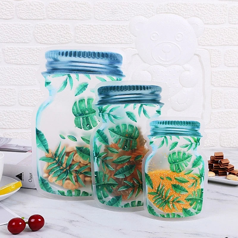 Storage Bags Transparent Reusable Foldable PET PE