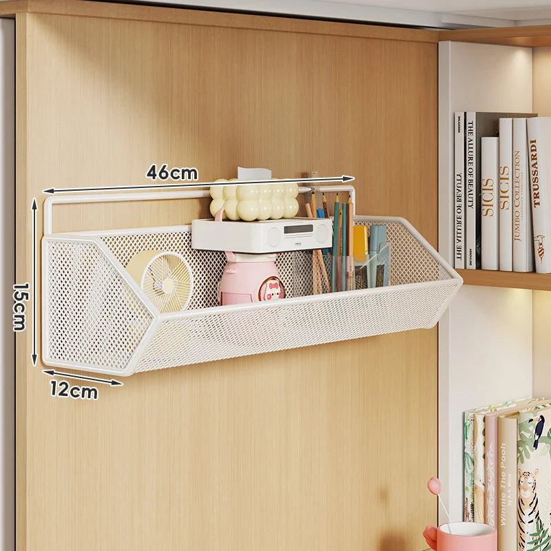 Storage Basket Over-Cabinet Hanging Rust-Resistant Metal Mesh
