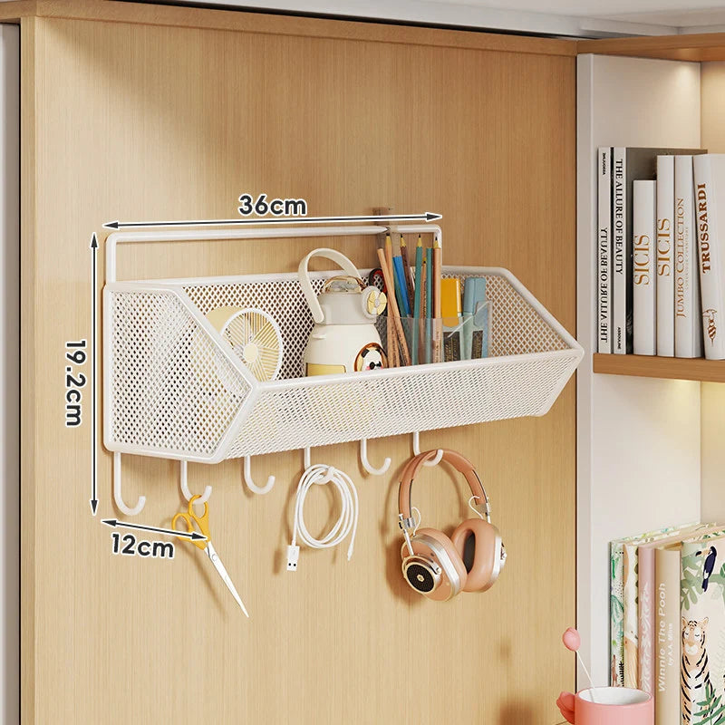 Storage Basket Over-Cabinet Hanging Rust-Resistant Metal Mesh