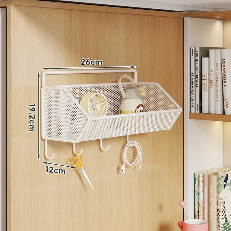 Storage Basket Over-Cabinet Hanging Rust-Resistant Metal Mesh
