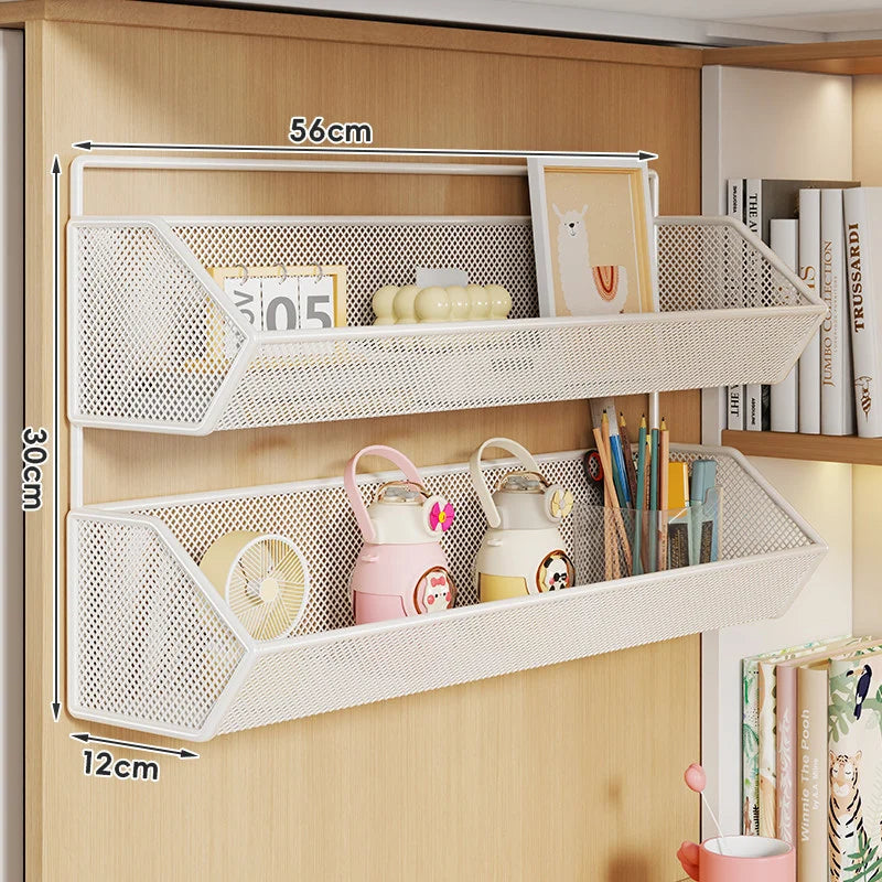 Storage Basket Over-Cabinet Hanging Rust-Resistant Metal Mesh