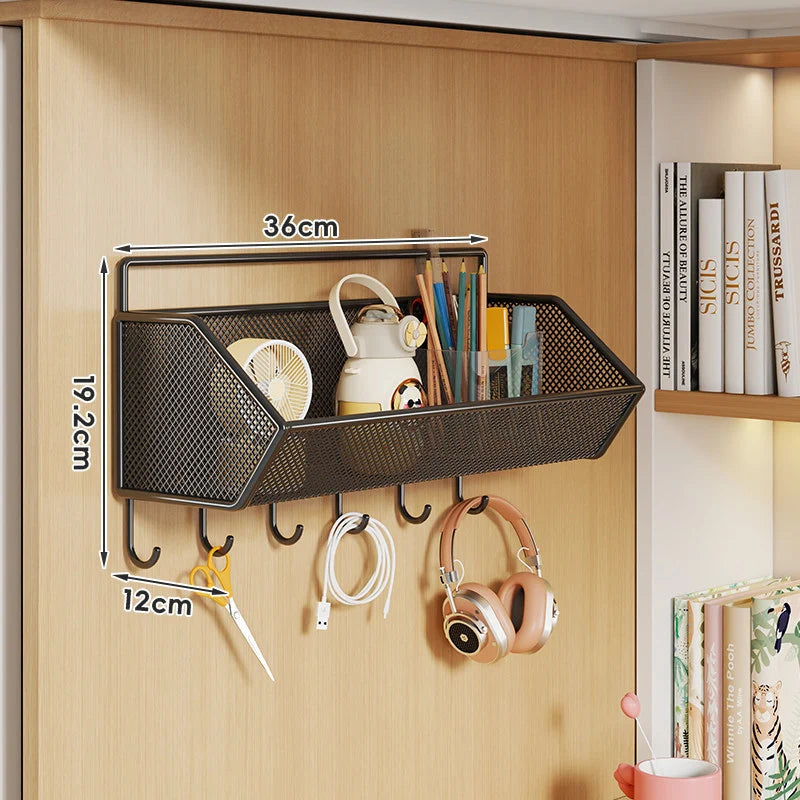 Storage Basket Over-Cabinet Hanging Rust-Resistant Metal Mesh