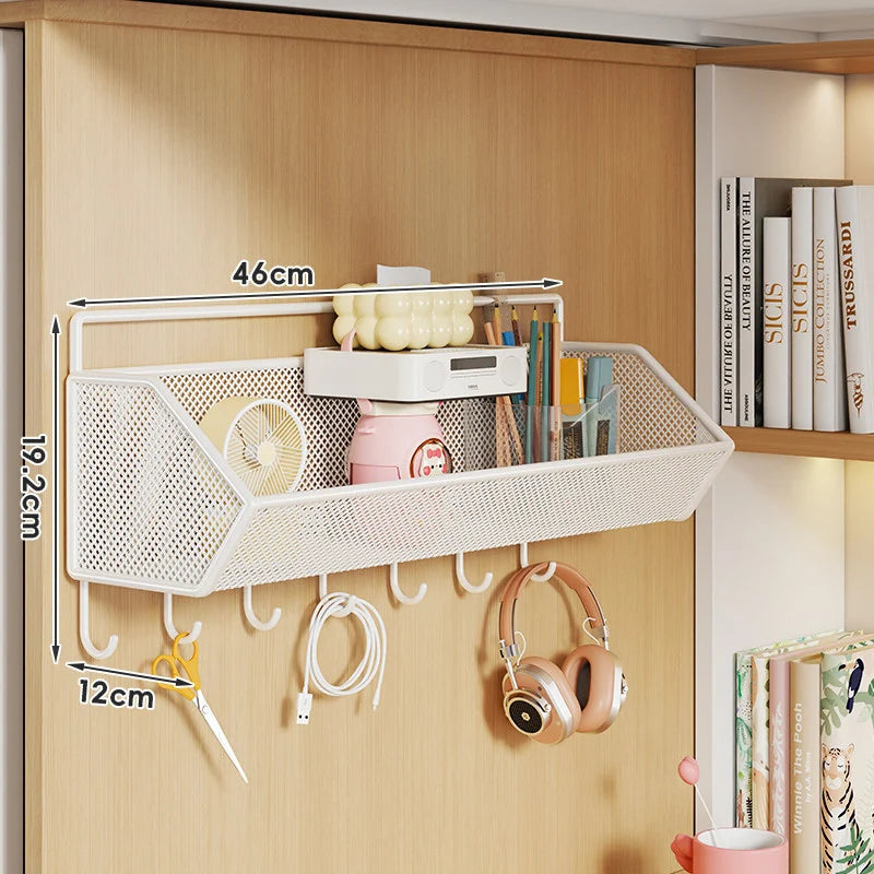 Storage Basket Over-Cabinet Hanging Rust-Resistant Metal Mesh