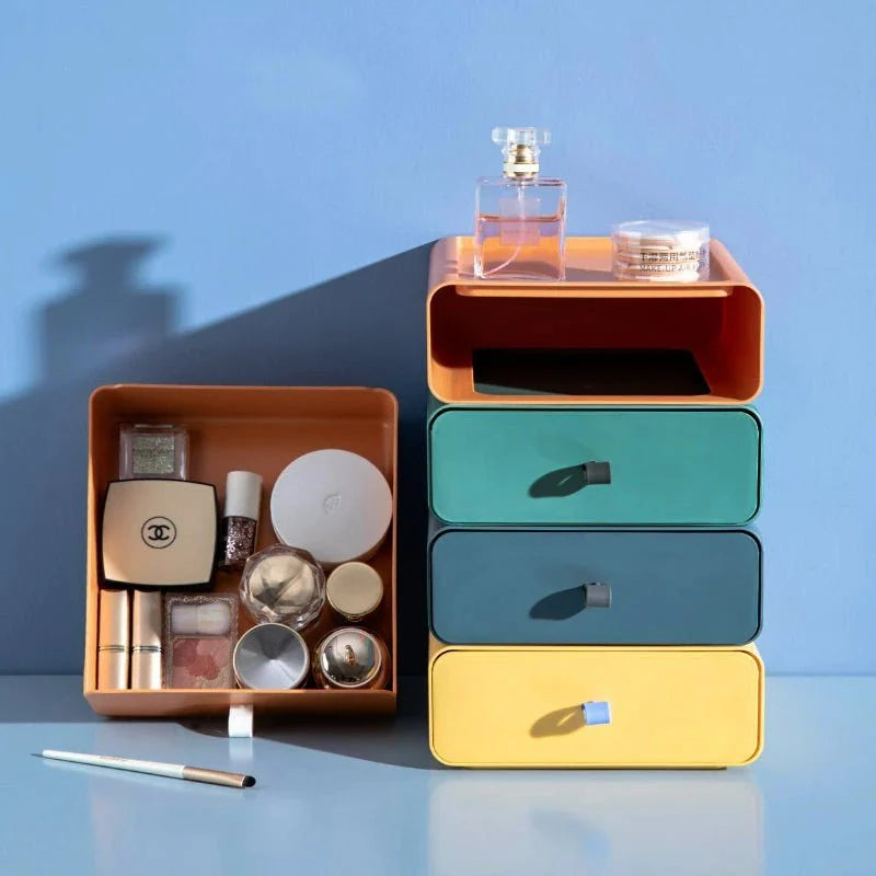 Storage Box Stackable Durable Plastic Organizer