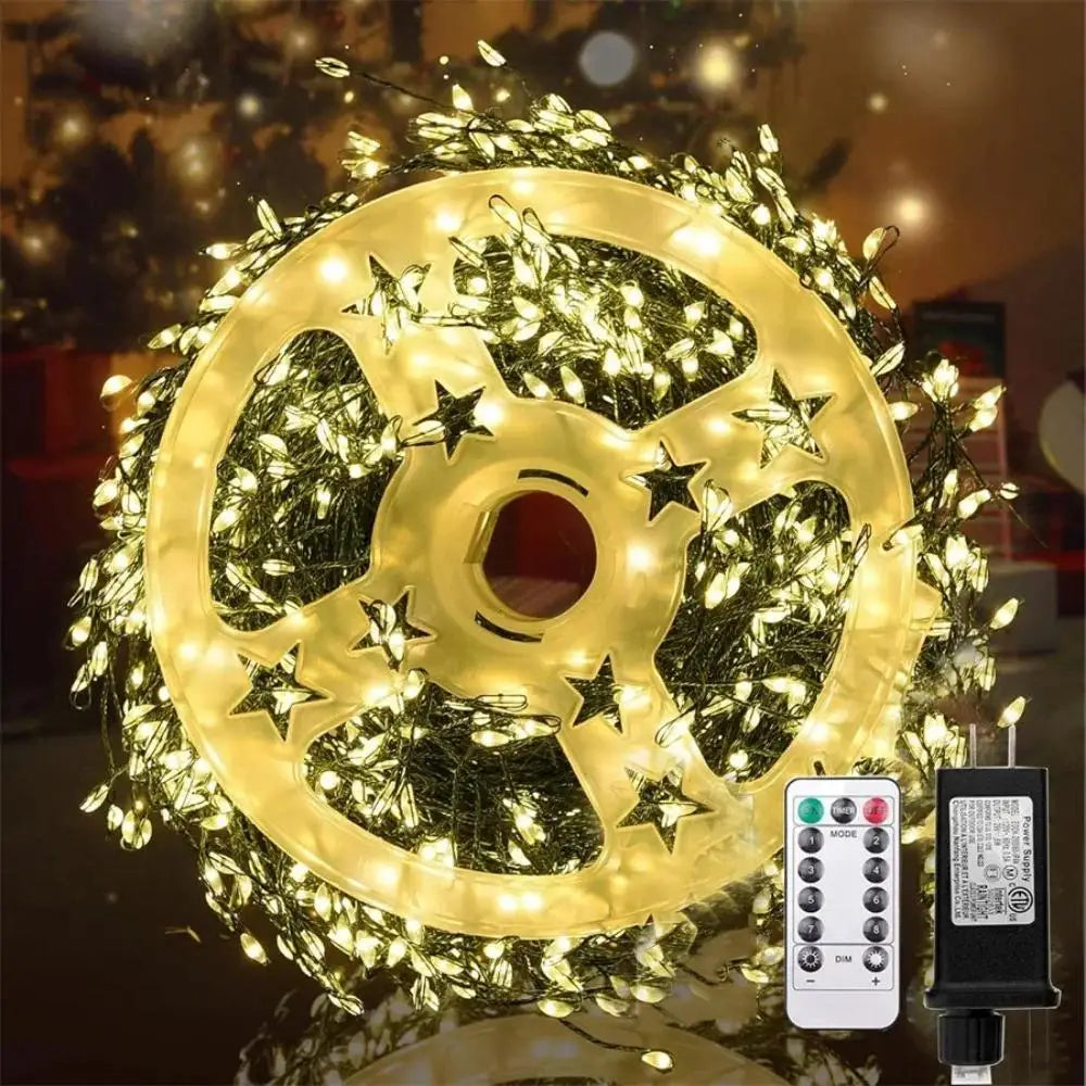 String Lights Firework Starburst Remote Control IP65 Splash-Resistant