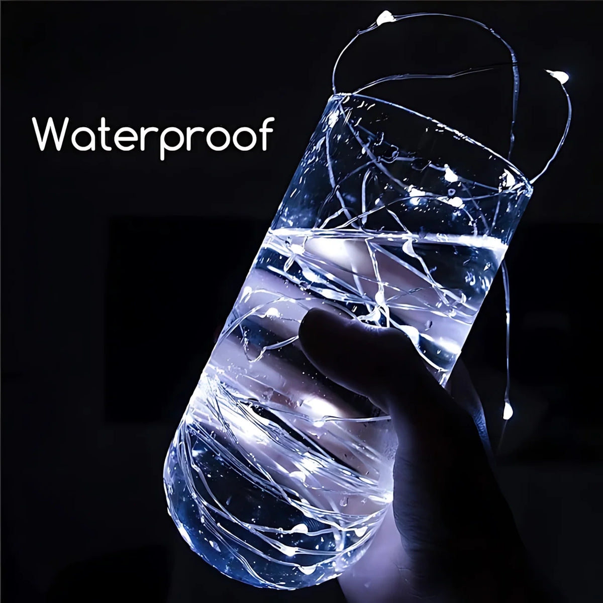 String Lights Flexible Wire Waterproof Set of 100