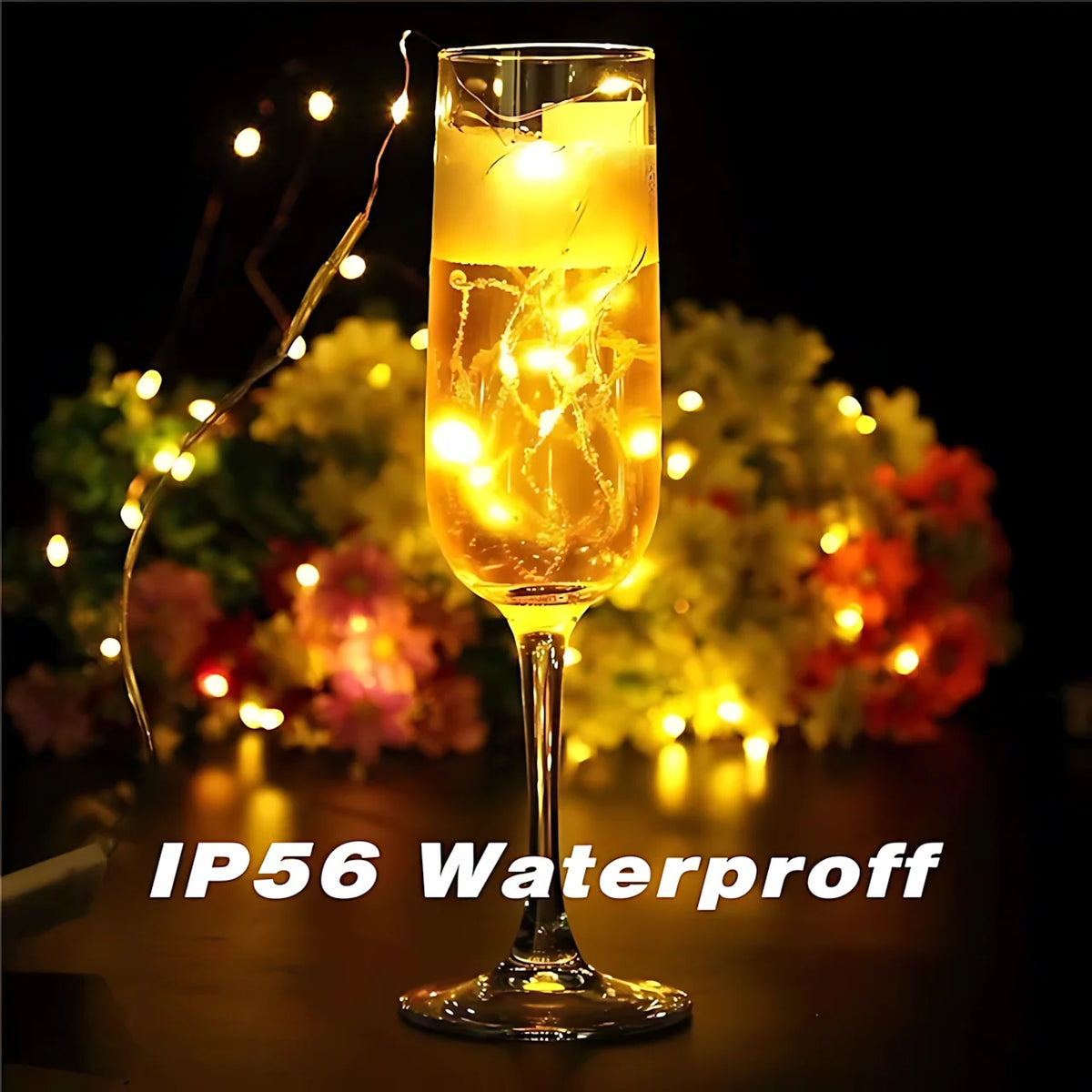 String Lights Flexible Wire Waterproof Set of 100