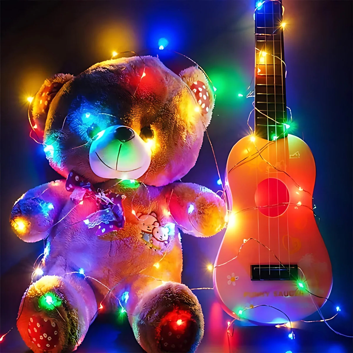 String Lights Flexible Wire Waterproof Set of 100