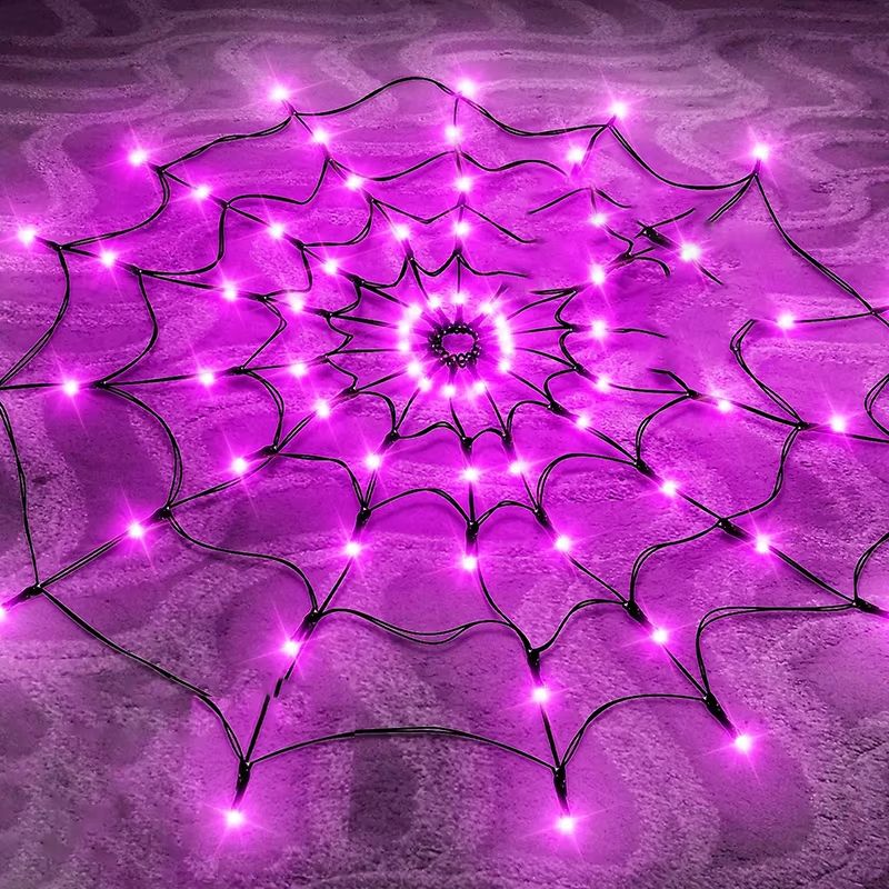 String Lights Spiderweb Design Flexible LED Indoor & Outdoor