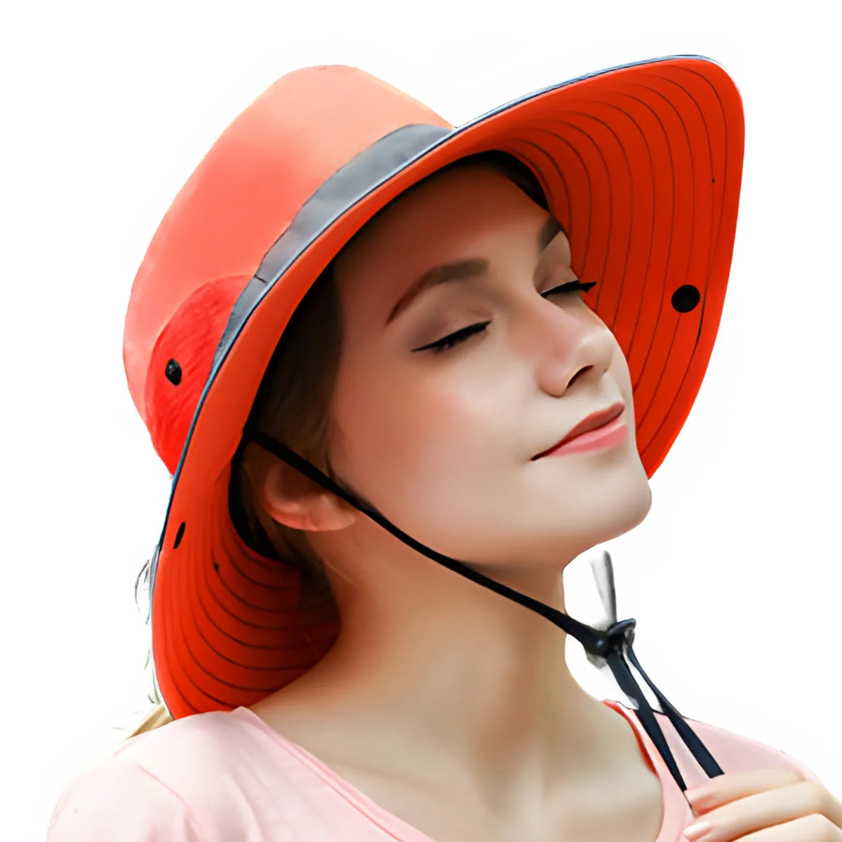 Sun Hat Wide Brim UPF 50 Ponytail Opening
