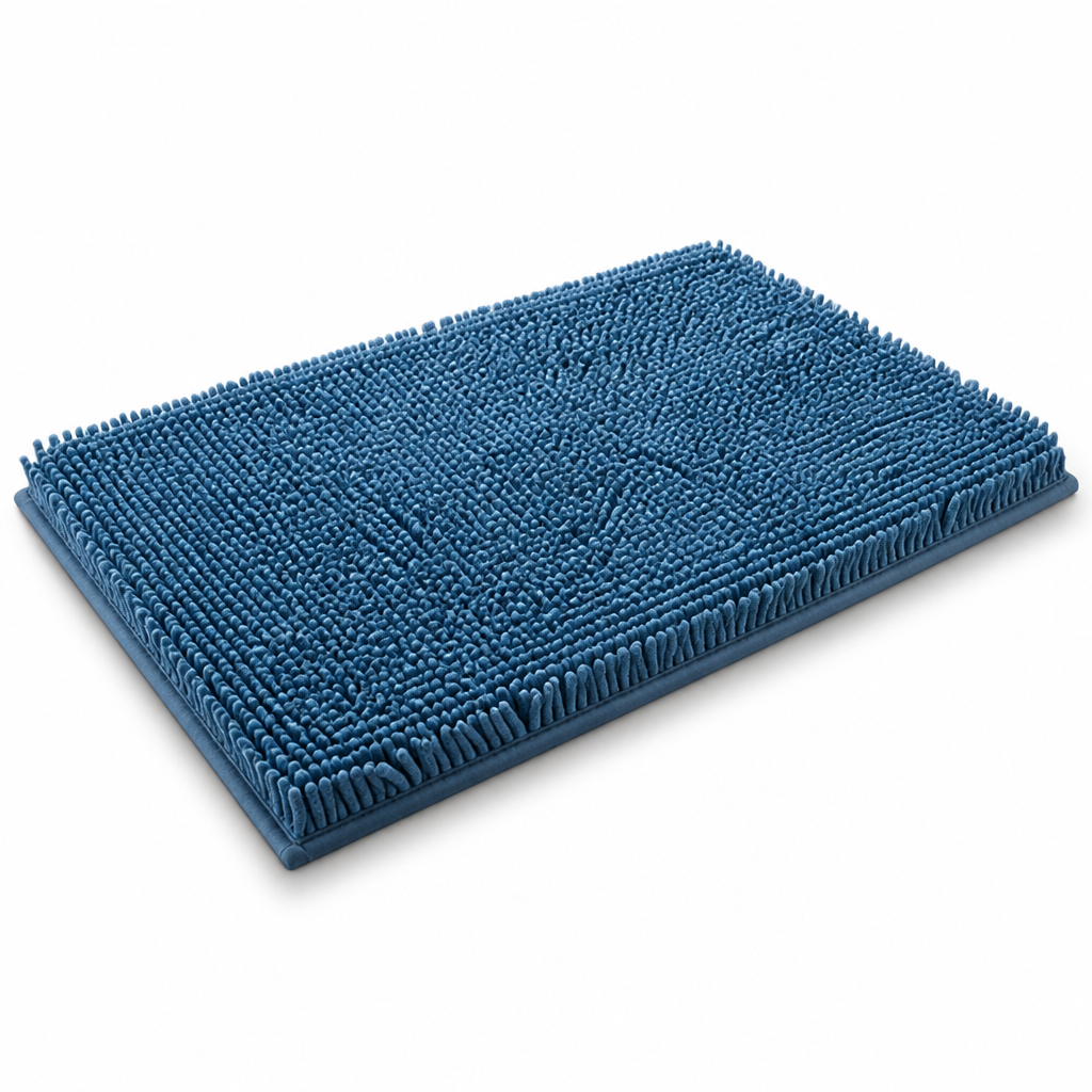 Super-Absorbent Microfiber & Non-Slip Dog Mat (Machine Washable)