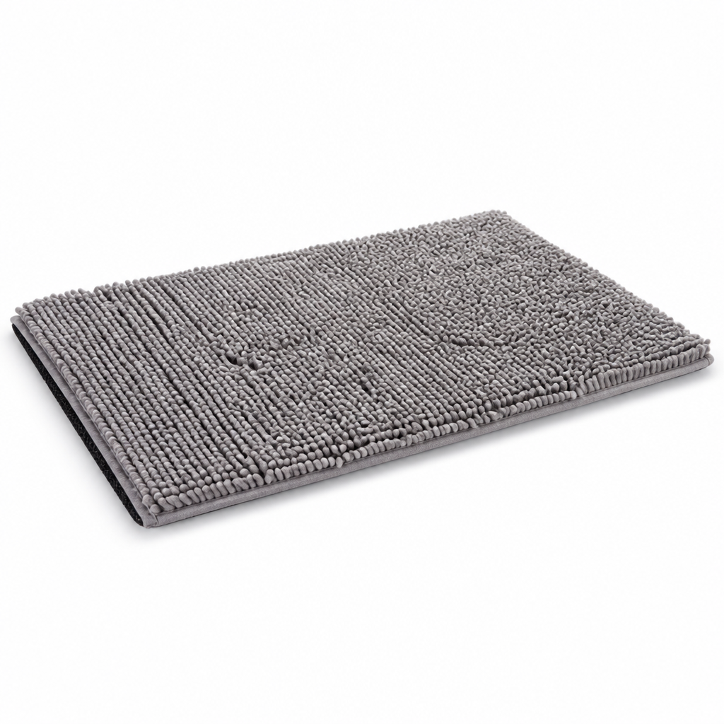 Super-Absorbent Microfiber & Non-Slip Dog Mat (Machine Washable)
