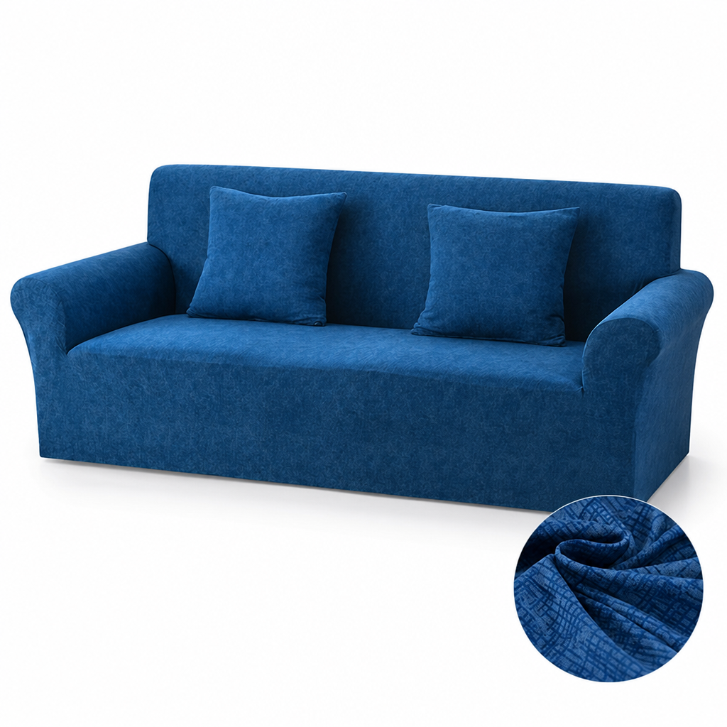Super-Stretch Non-Slip Polyester Sofa Cover (Fits 1–4 Seaters)