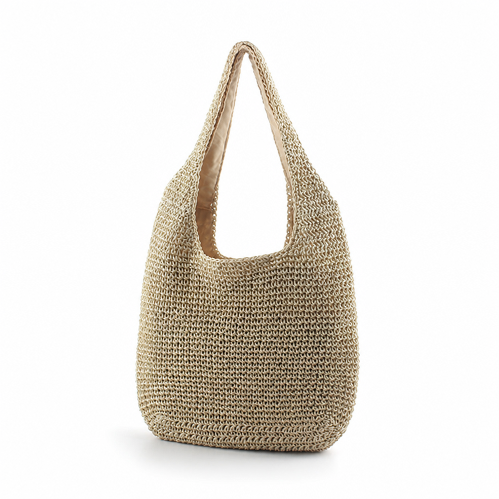 Sustainable Handmade Woven Handbag (Spacious Interior)