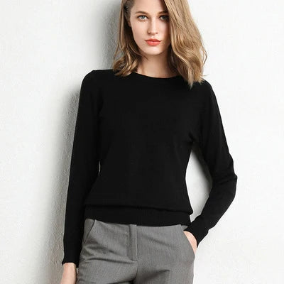Sweater Slim Fit Turtleneck Shape-Retaining