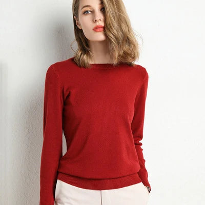 Sweater Slim Fit Turtleneck Shape-Retaining