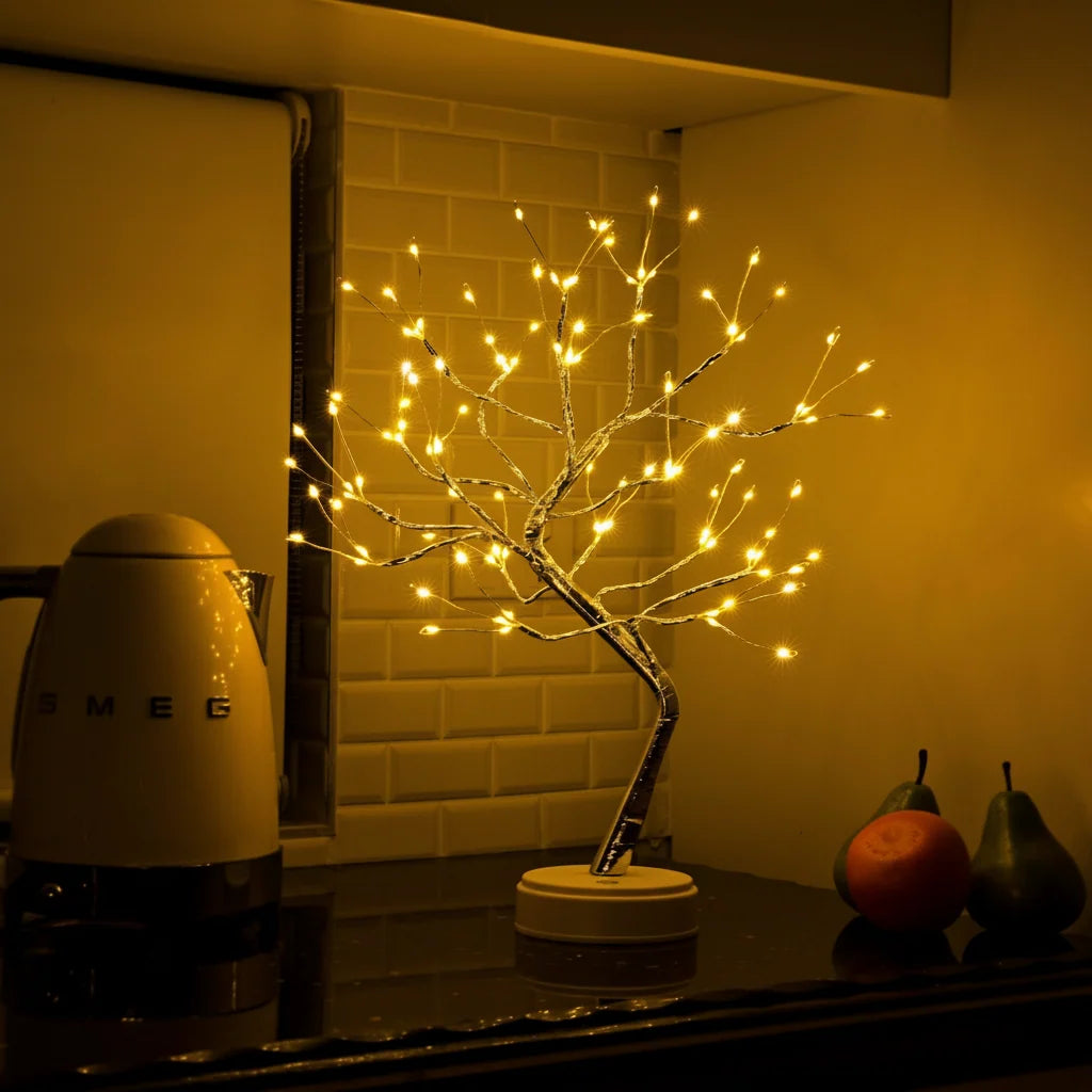 Table Lamp Bendable Wire Warm LED USB & Battery