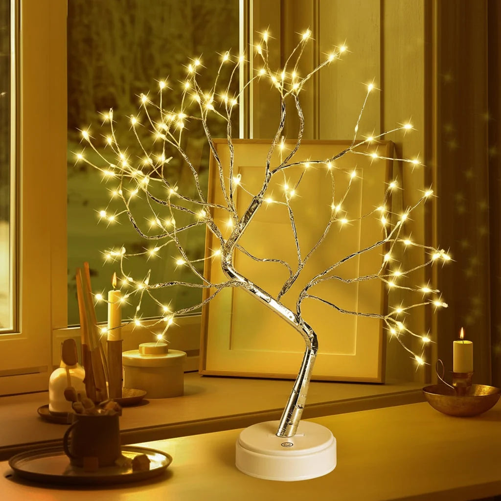 Table Lamp Bendable Wire Warm LED USB & Battery