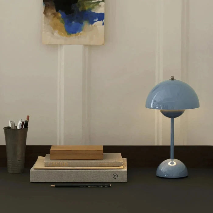 Table Lamp Compact Pod Touch Dimming & USB Rechargeable
