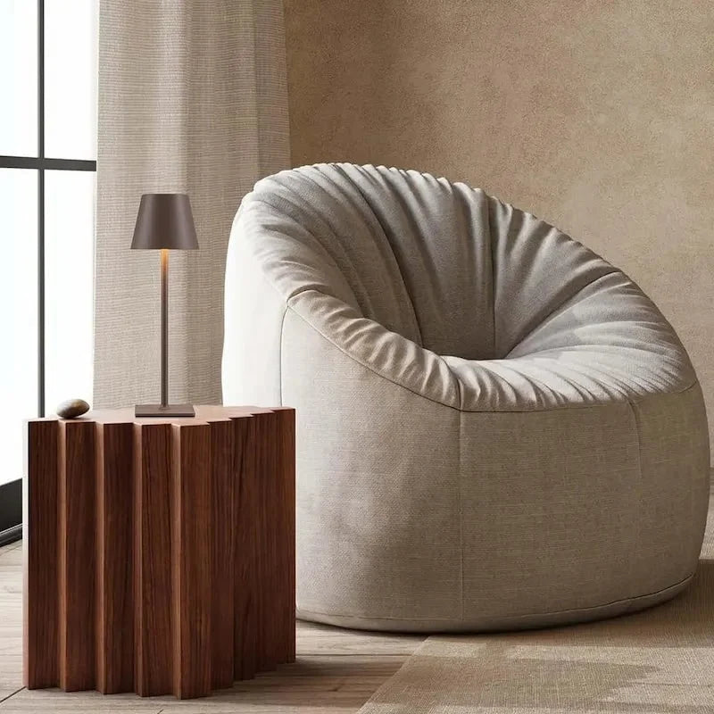 Table Lamp Cordless Touch Dimmable Weighted Metal Base
