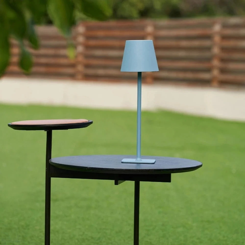Table Lamp Cordless Touch Dimmable Weighted Metal Base