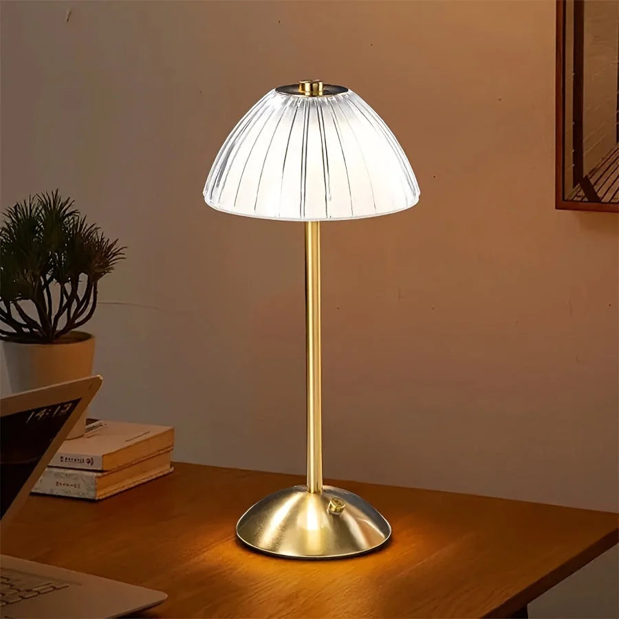Table Lamp Cordless Touch Dimming USB Rechargeable