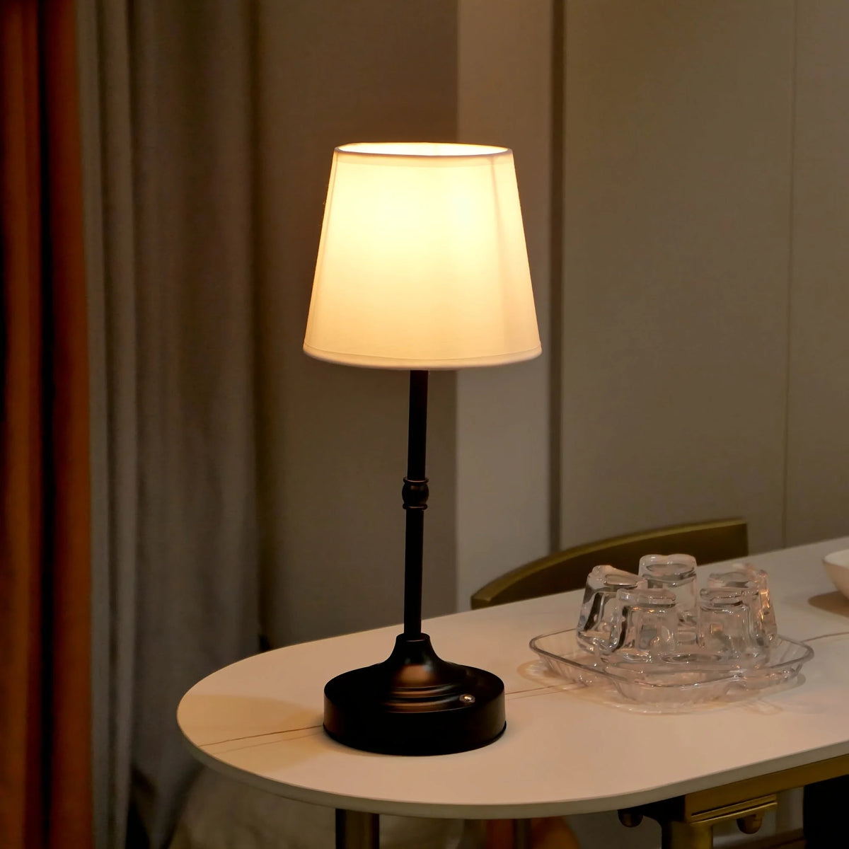 Table Lamp Cordless USB Rechargeable Stepless Dimming