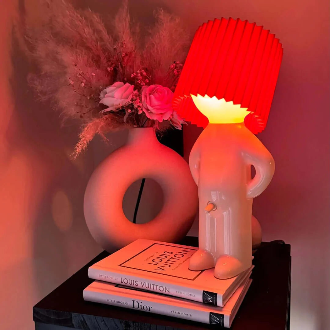 Table Lamp Humorous Resin 11.2 Inches Tall