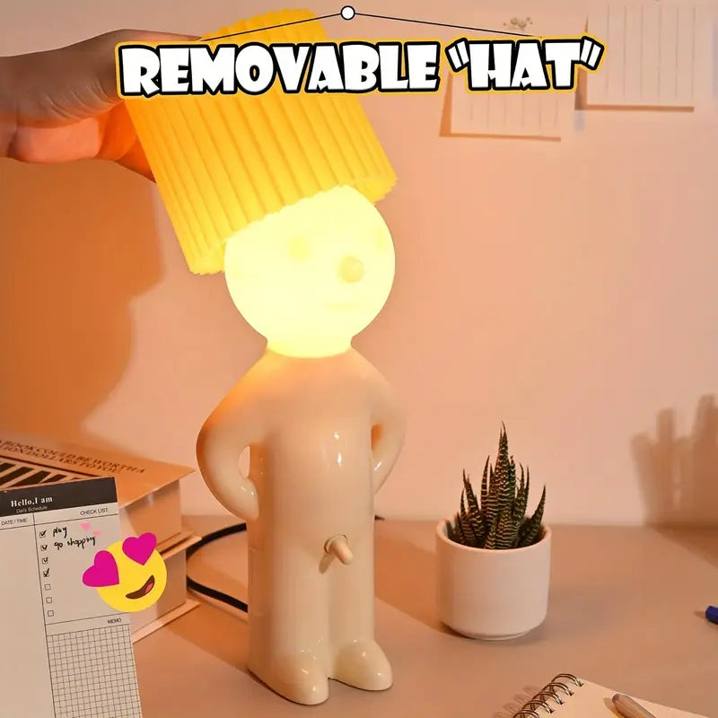 Table Lamp Humorous Resin 11.2 Inches Tall