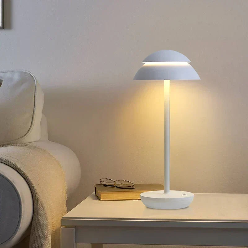 Table Lamp Rechargeable & Dimmable Metal USB Charging