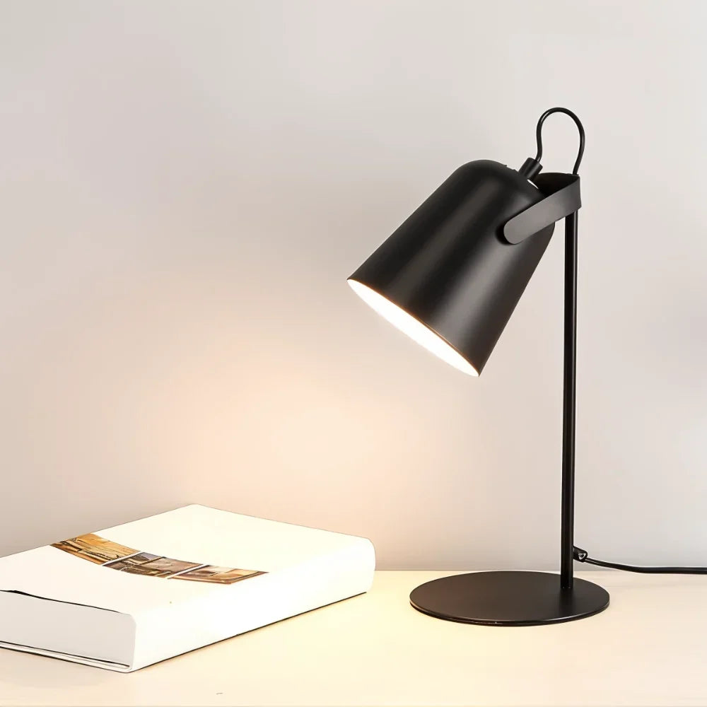 Table Lamp Rotating Head Weighted Metal Integrated LED