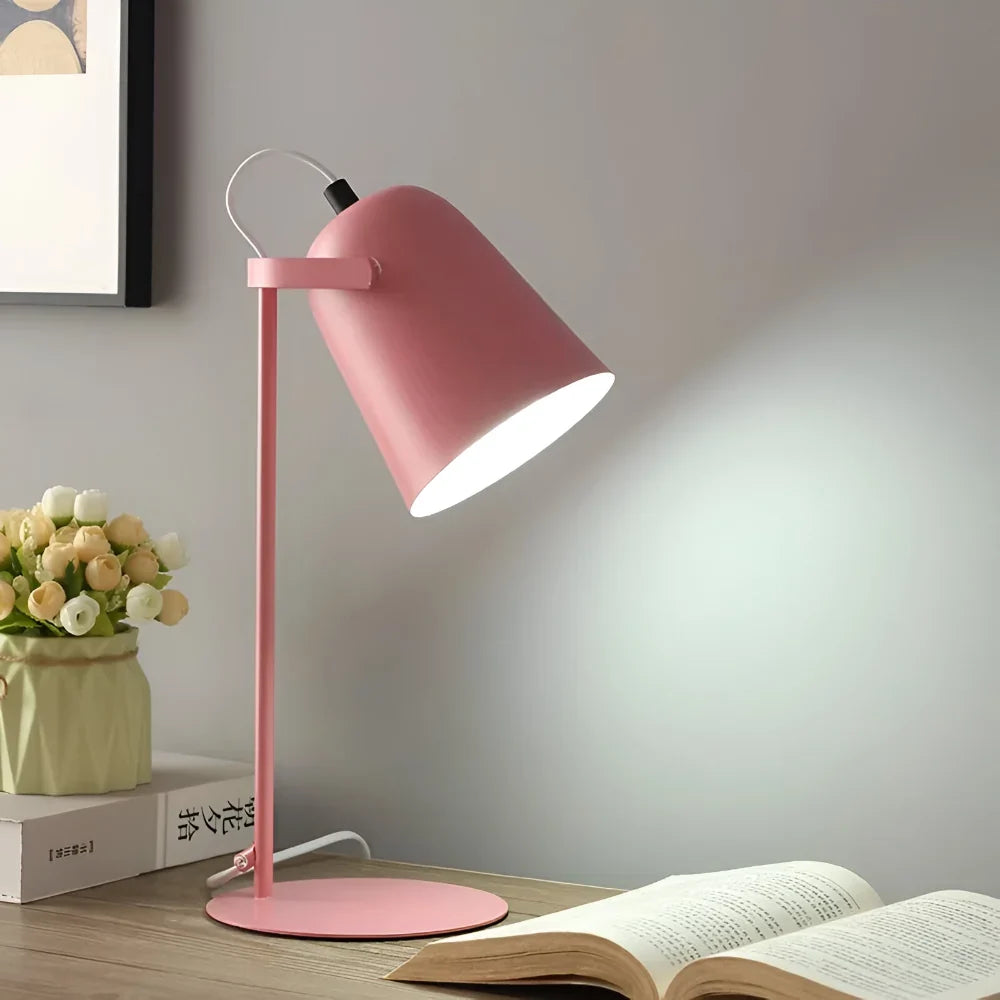 Table Lamp Rotating Head Weighted Metal Integrated LED