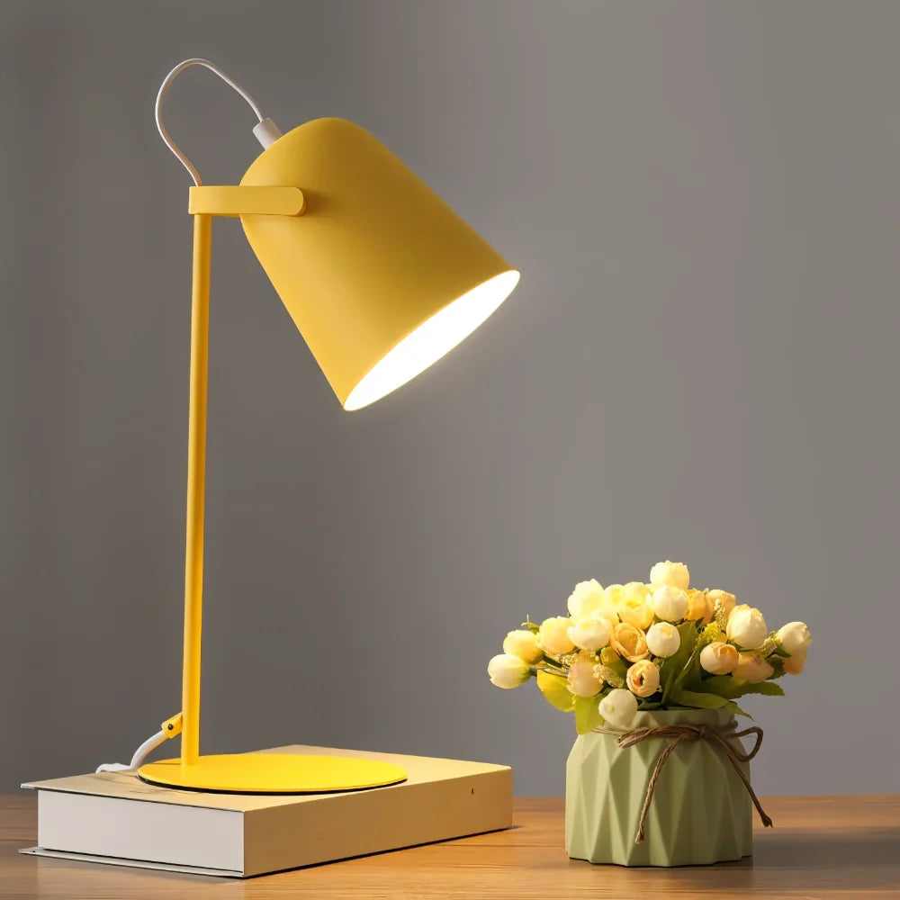 Table Lamp Rotating Head Weighted Metal Integrated LED