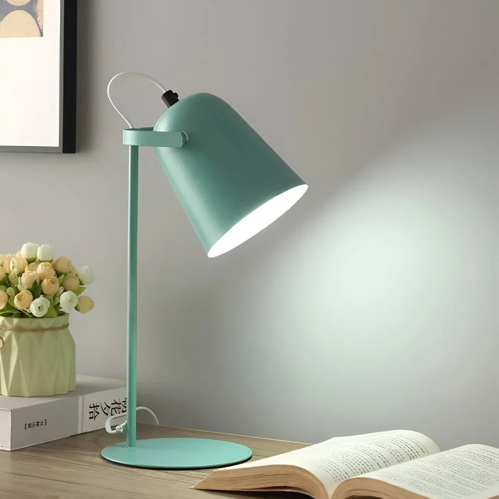 Table Lamp Rotating Head Weighted Metal Integrated LED