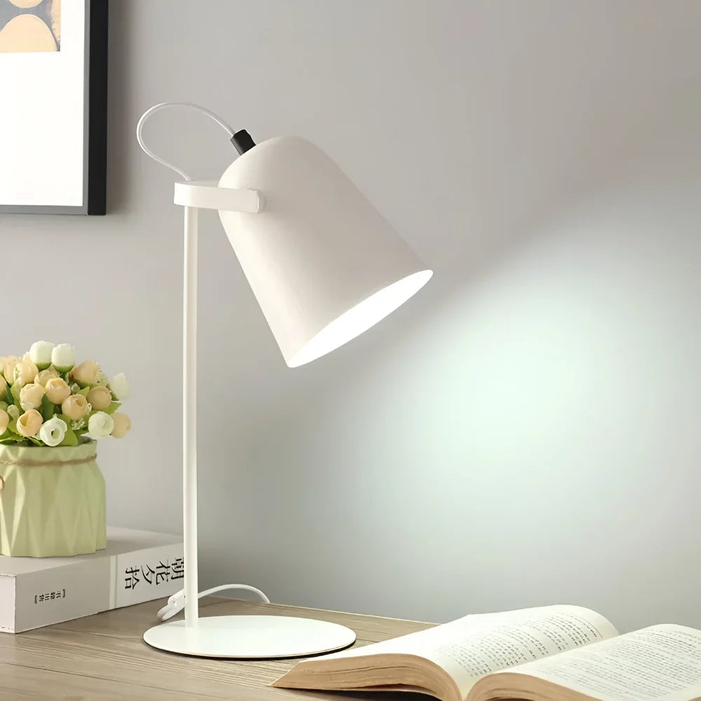 Table Lamp Rotating Head Weighted Metal Integrated LED