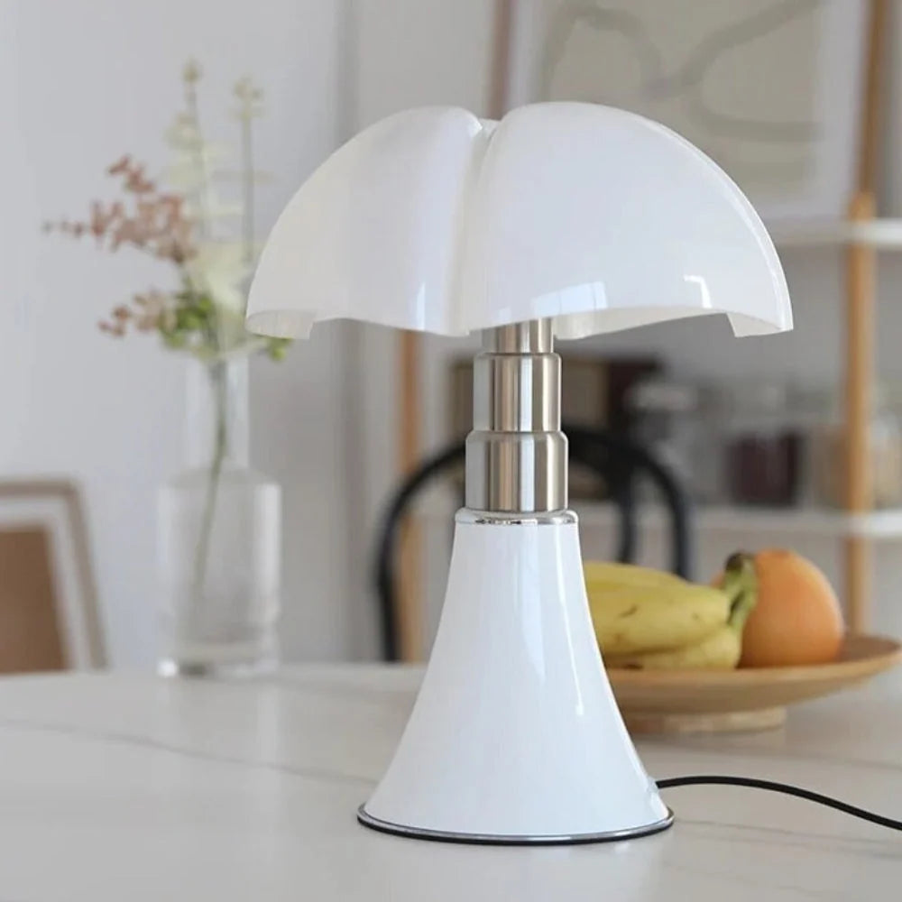 Table Lamp Sculptural Petal Design Diffused Accent Light