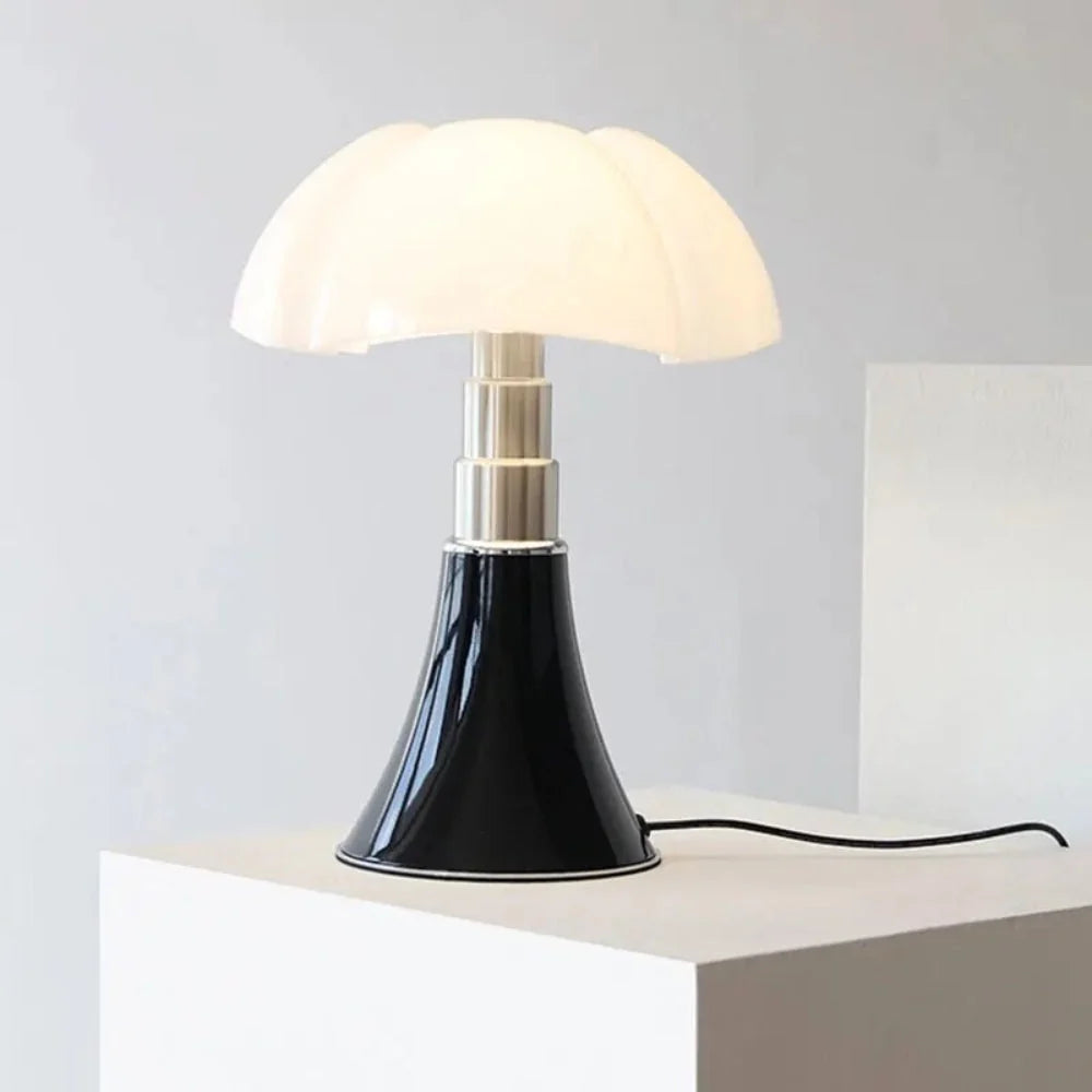 Table Lamp Sculptural Petal Design Diffused Accent Light