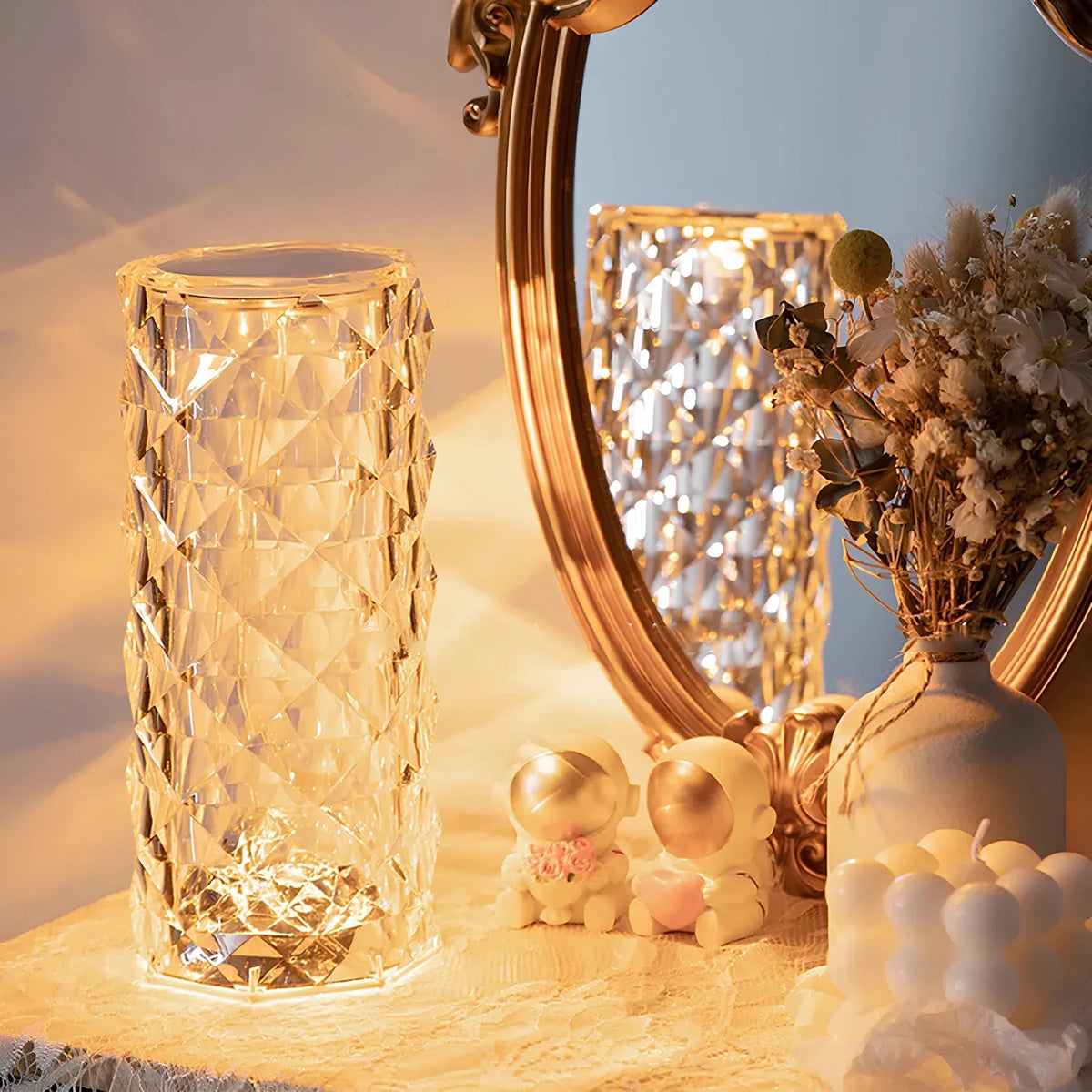 Table Lamp Touch Control Color Changing Rechargeable
