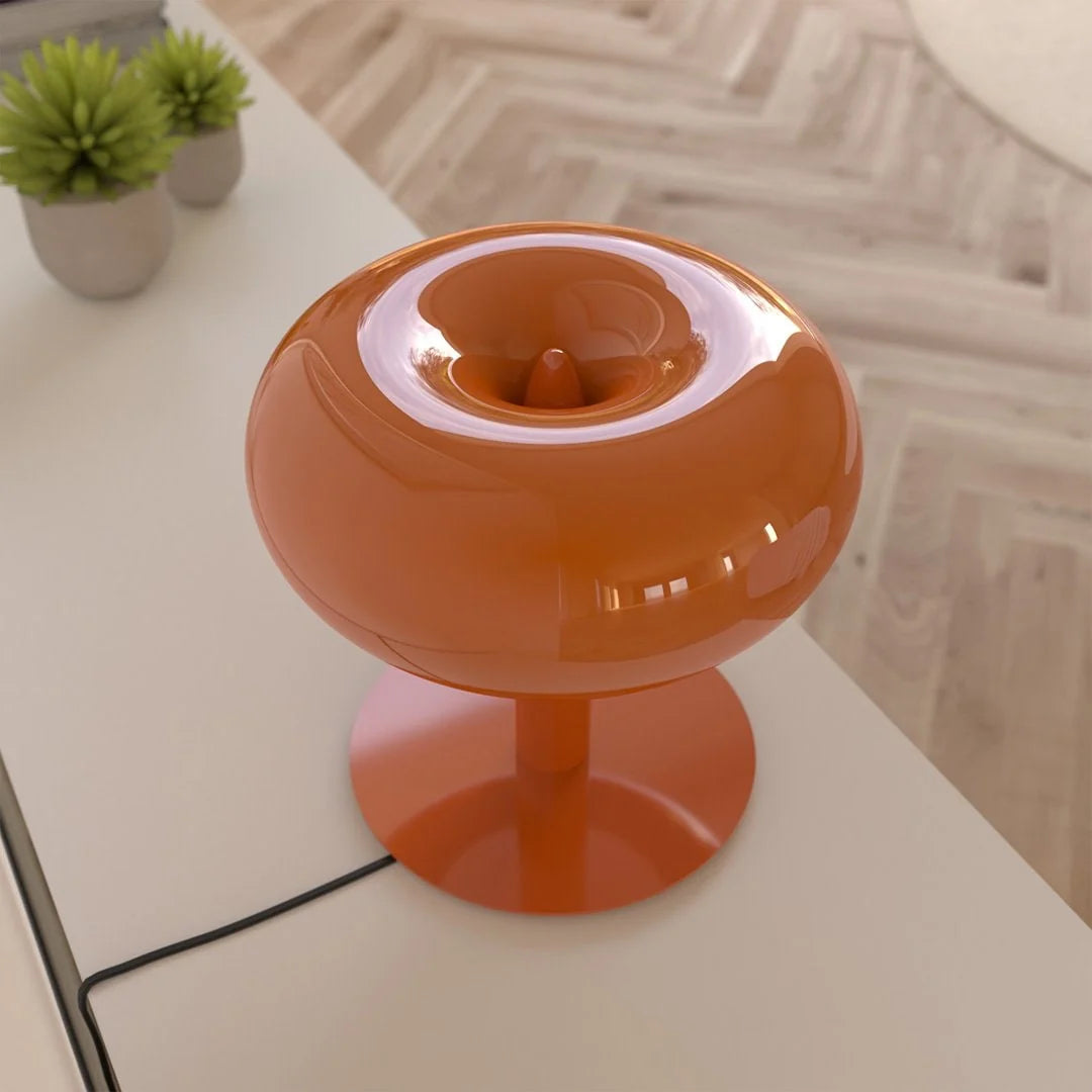 Table Lamp Touch Dimmable Faceted Crystal Body
