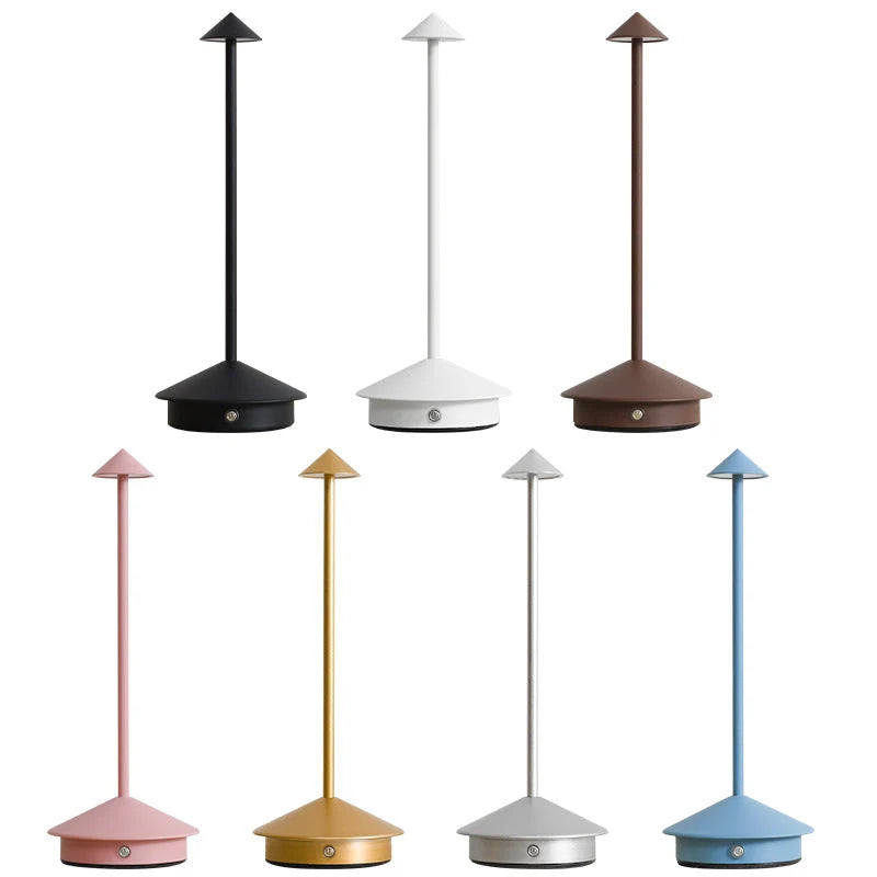 Table Lamp Touch Dimming Rechargeable 10 Inch