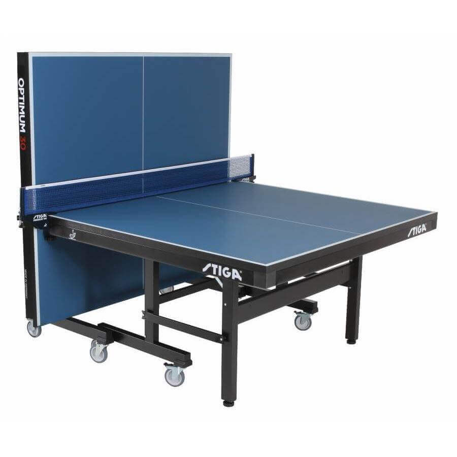 Table Tennis Table 30mm Top Steel Frame Locking Casters