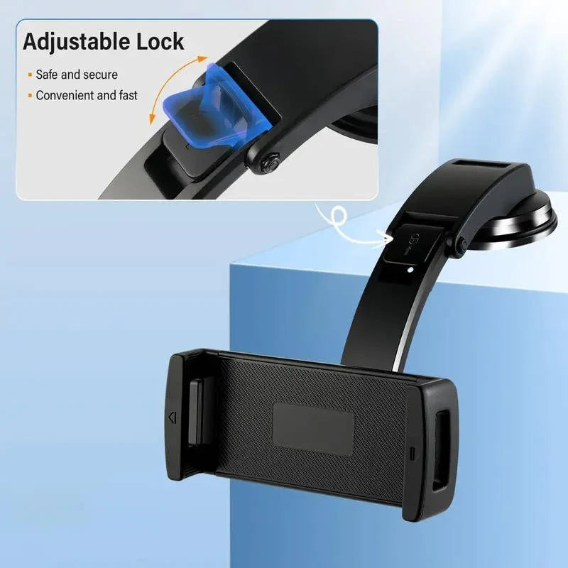 Tablet Dashboard Mount Suction Lock 360° Rotation
