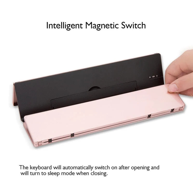Tablet Keyboard Foldable Bluetooth Wireless Portable Design